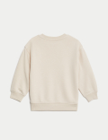 Cotton Rich Awesome Slogan Sweatshirt (2-8 Yrs)