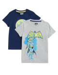 2pk Pure Cotton Batman&trade; T-Shirts (2-7 Yrs)