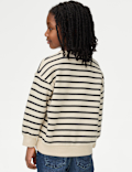 Cotton Rich Striped Sweatshirt (2-8 Yrs)