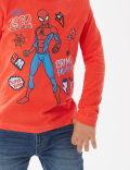 Pure Cotton Spider-Man™ Top (2-7 Yrs)