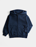 Cotton Rich Zip Hoodie (2-8 Yrs)