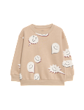 Cotton Rich Graphic Sweatshirt (2-8 Yrs)
