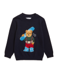 Pure Cotton Spencer Bear Jumper