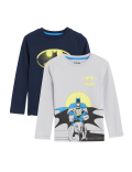 2pk Pure Cotton Batman&trade; Tops