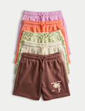 5pk Cotton Rich Shorts (2-8 Yrs)