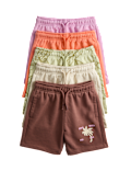 5pk Cotton Rich Shorts (2-8 Yrs)