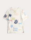 Pure Cotton Graphic T-Shirt (2-8 Yrs)