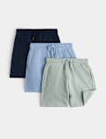3 Pack Cotton Rich Shorts (2-8 Yrs)