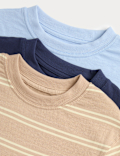 3 Pack Pure Cotton T-Shirts (2-8 Yrs)
