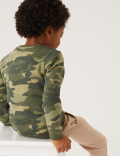 Organic Cotton Camouflage Sweatshirt
