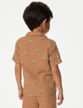 2pc Pure Cotton Shirt & T-Shirt Set (2-8 Yrs)