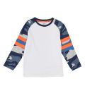 Pure Cotton Raglan Camouflage Top (2-7 Yrs)