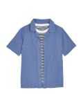 2pc Pure Cotton Shirt & T-Shirt Set (2-8 Yrs)