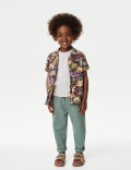 2pc Cotton Rich Safari Shirt & T-Shirt Set (2-8 Yrs)