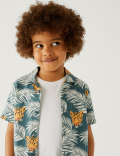 Pure Cotton Safari Print Shirt