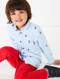 Cotton Soldier Print Shirt (3 Months - 7 Years)