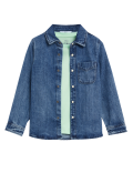 2pc Cotton Rich Shirt and T-Shirt