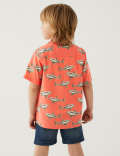 2pc Cotton Rich Shark Shirt and T-Shirt