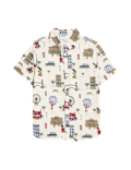 Pure Cotton London Print Shirt