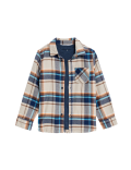 2pc Pure Cotton Checked Shirt & T-Shirt Set (2-8 Yrs)