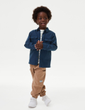 2pc Pure Cotton Shirt & T-Shirt Set (2-16 Yrs)
