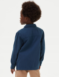 2pc Pure Cotton Shirt & T-Shirt Set (2-16 Yrs)