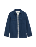2pc Pure Cotton Shirt & T-Shirt Set (2-16 Yrs)