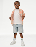 Pure Cotton Printed Shirt & T-Shirt Set (2-16 Yrs)