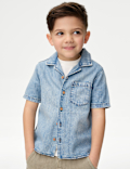 2pc Pure Cotton Shirt & T-Shirt Set (2-16 Yrs)
