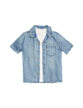 2pc Pure Cotton Shirt & T-Shirt Set (2-16 Yrs)