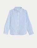 Pure Cotton Striped Oxford Shirt