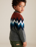 Chevron Knitted Jumper (2-7 Yrs)