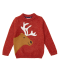 Knitted Moose Jumper (2-7 Yrs)