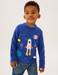 Space Knitted Jumper (2-7 Yrs)