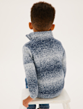 Cotton Blend Half Zip Knitted Jumper (2-7 Yrs)