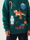 Knitted Christmas Tree Jumper