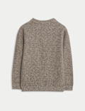 Henley Knitted Jumper (0-8 Yrs)