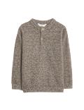 Henley Knitted Jumper (0-8 Yrs)