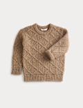 Cable Knit Jumper (2-8 Yrs)