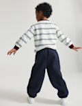 Relaxed Denim Cargo Jeans (2-8 Yrs)