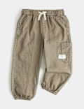 Relaxed Denim Cargo Jeans (2-8 Yrs)