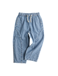 Pure Cotton Ripstop Barrel Jeans (2-8 Yrs)