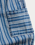 Cotton Rich Stripe Denim Jeans (2-8 Yrs)