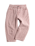 Pure Cotton Barrel Leg Jeans (2-8 Yrs)