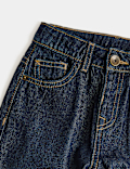 Turn Up Denim Jeans (2-8 Yrs)