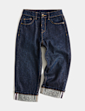 Turn Up Denim Jeans (2-8 Yrs)