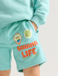 Cotton Rich Minions&trade; Graphic Shorts (2-8 Yrs)