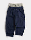 2 Pack Cotton Rich Trousers (2-8 Yrs)