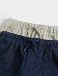2 Pack Cotton Rich Trousers (2-8 Yrs)