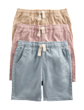 3 Pack Cotton Rich Shorts (2-8 Yrs)
